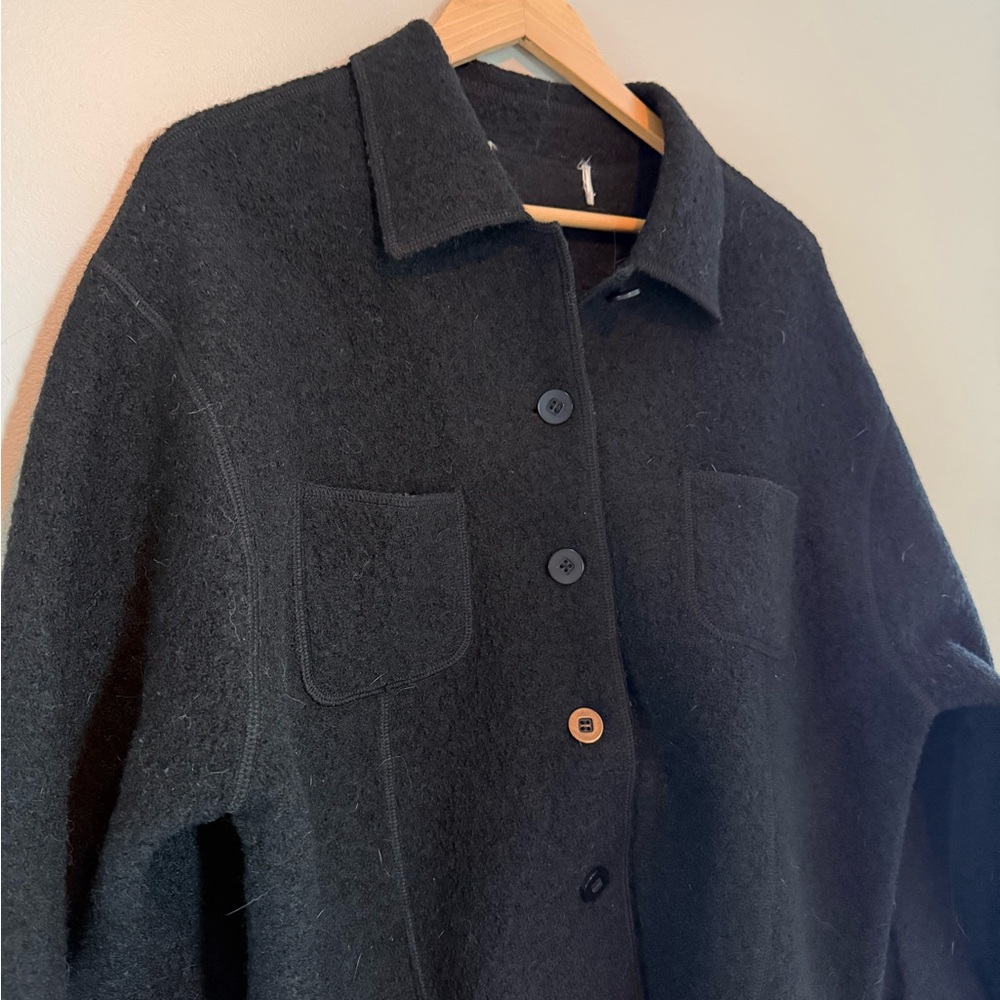 Wool Chore Jacket with Breast Pockets
